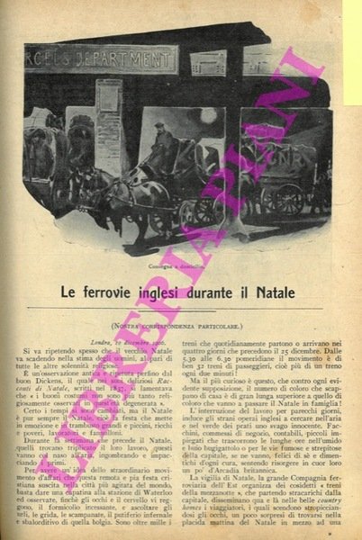 Le ferrovie inglesi durante il Natale.