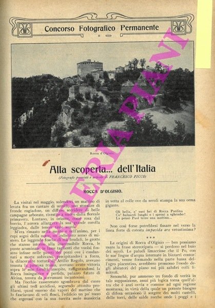 Alla scoperta…dell'Italia. Rocca d'Olgisio.