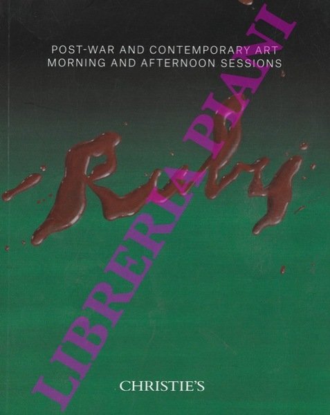 Post-war and contemporary art morning and afternoon session. Auction. 18 …