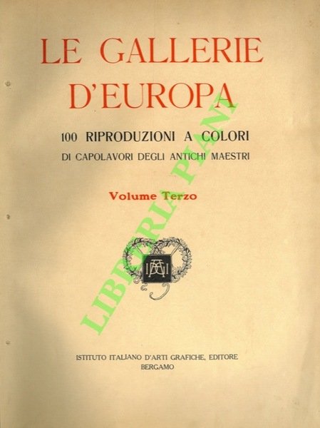 Le Gallerie d'Europa. 100 riproduzioni a colori di capolavori degli … | Immagine Gallery 1