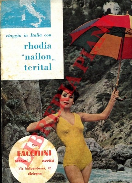 Viaggio in Italia con rhodia "nailon" terital.