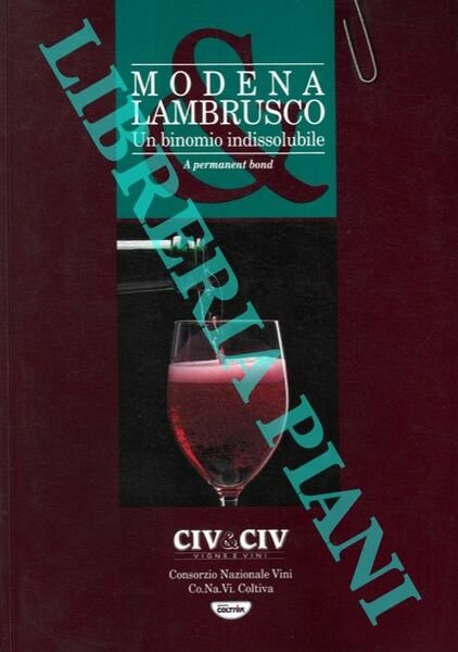 Modena Lambrusco. Un binomio indissolubile. A permanent bond.