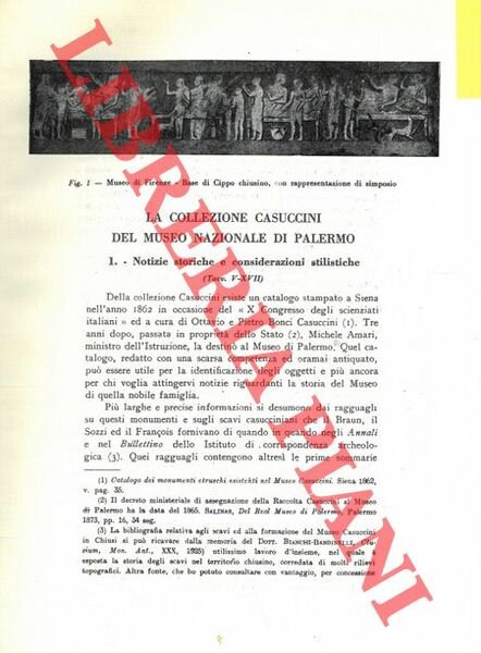La Collezione Casuccini del Museo Nazionale di Palermo.