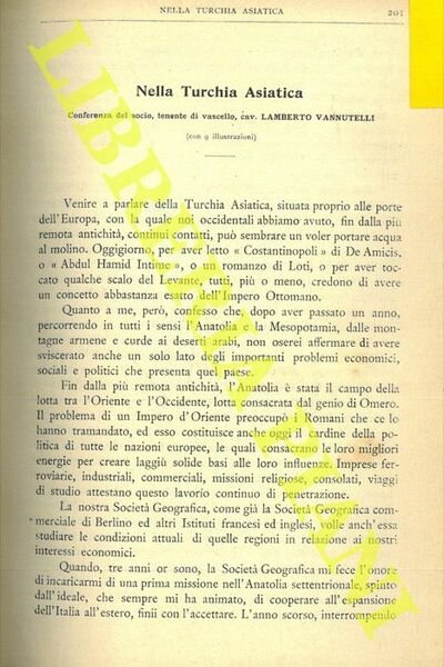 Nella Turchia Asiatica.