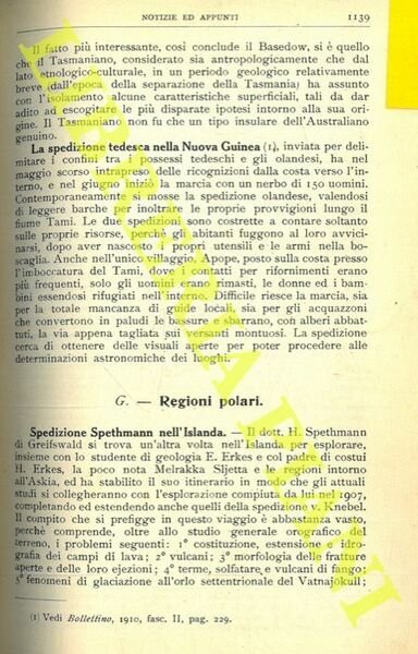 Spedizione Spethmann nell'Islanda. La nuova spedizione Bernier. La spedizione polare …