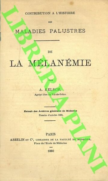 De la mélanémie.