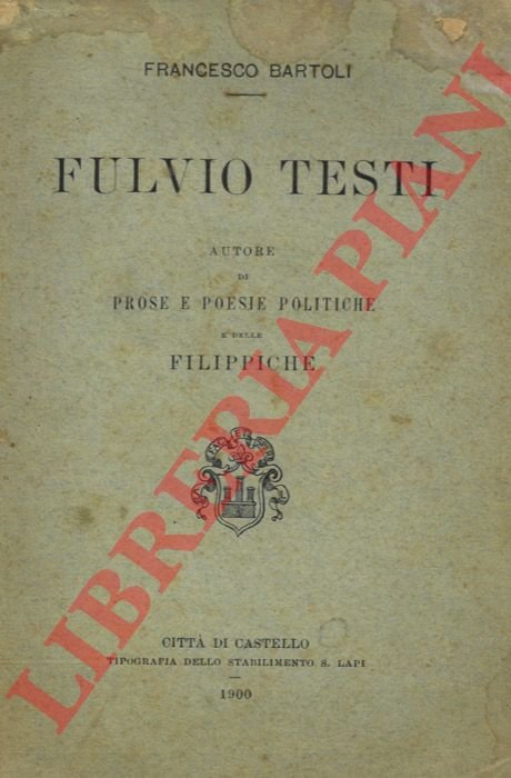 20e poesie politiche e delle Filippiche.