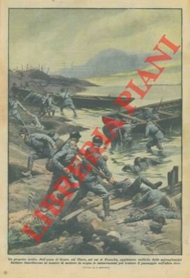 Sul Piave, a Gonfo ad est di Fossalta, le mitragliatrici …