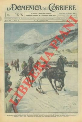 Corse di cavalli sulla neve con veicoli muniti di pattini … | Immagine Gallery 1