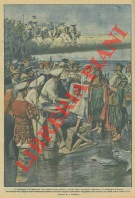 A bordo della "Renown", il Principe di Galles sottoposto alla …