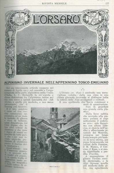 L'Orsaro. Alpinismo invernale nell'Appennino Tosco-Emiliano.