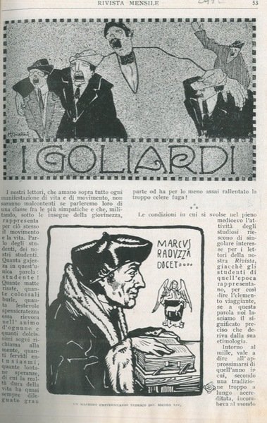 I goliardi.