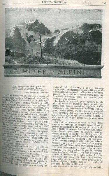 Cimiteri alpini.