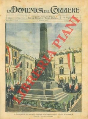 Inaugurazione del Monumento Nazionale alla famiglia Cairoli a Pavia.