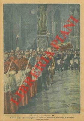 Gli estremi onori a Benedetto XV. Il fastoso corteo che … | Immagine Gallery 1