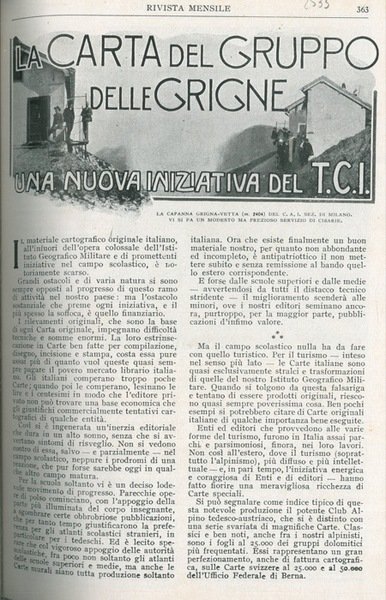 La carta del Gruppo delle Grigne. Una nuova iniziativa del …