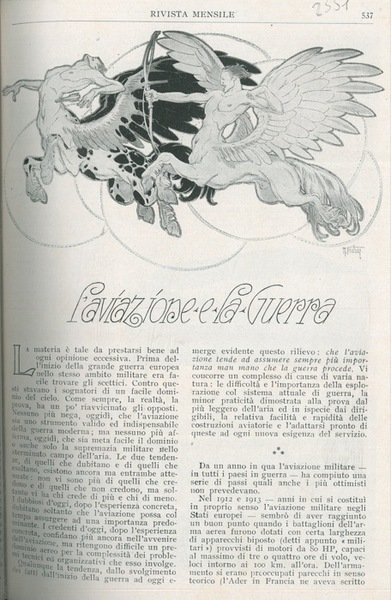 L'aviazione e la guerra.
