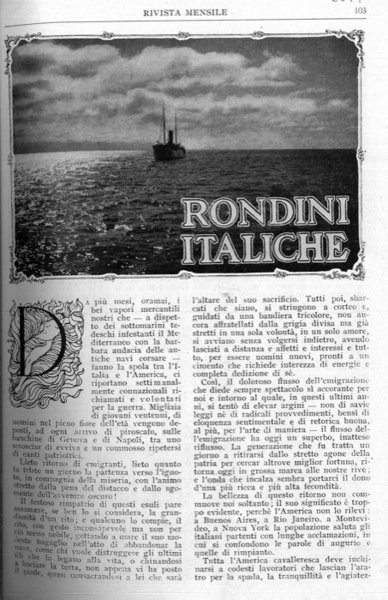 Rondini Italiche.