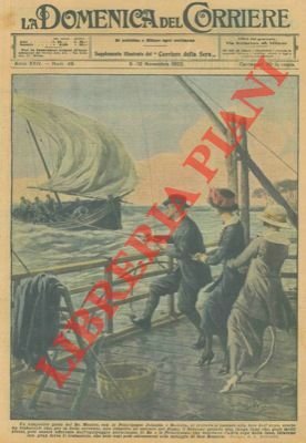 Il Re mentre, con le Principesse Jolanda e Mafalda, si …