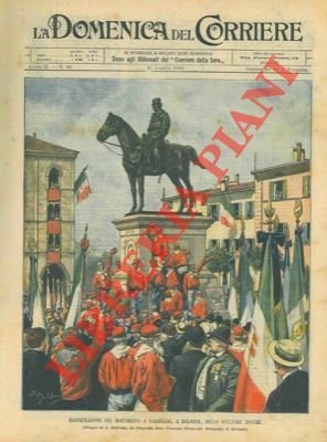 Inaugurazione del monumento a Garibaldi a Bologna.