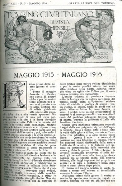 Maggio 1915 - maggio 1916.