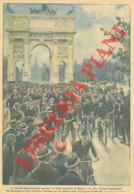 Giro podistico di Milano con oltre 600 concorrenti. Ugo Frigerio …