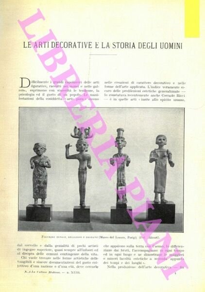 Le arti decorative e la storia degli uomini.