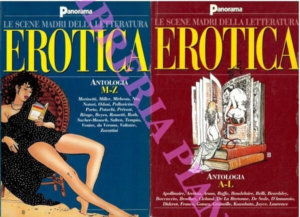 Le scene madri della letteratura erotica. Antologia.