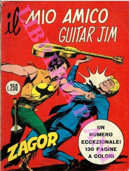 Zagor. Il mio amico “Guitar” Jim.
