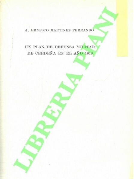 Un plan de defensa militar de Cerdena en el ano …