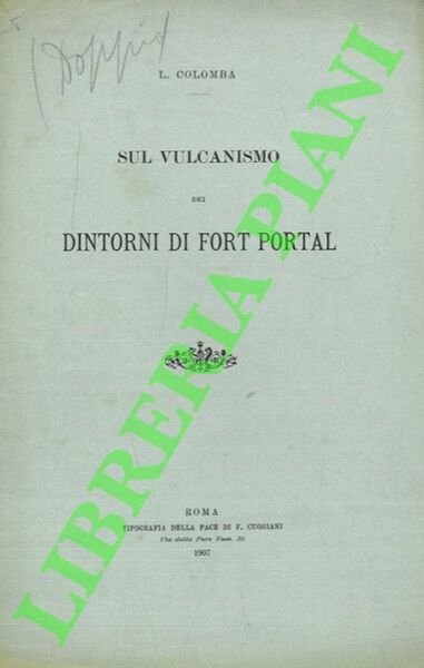 Sul vulcanismo dei dintorni di Fort Portal.