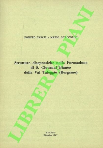 Strutture diagenetiche nella Formazione di S. Giovanni Bianco della Val Taleggio (Bergamo) .