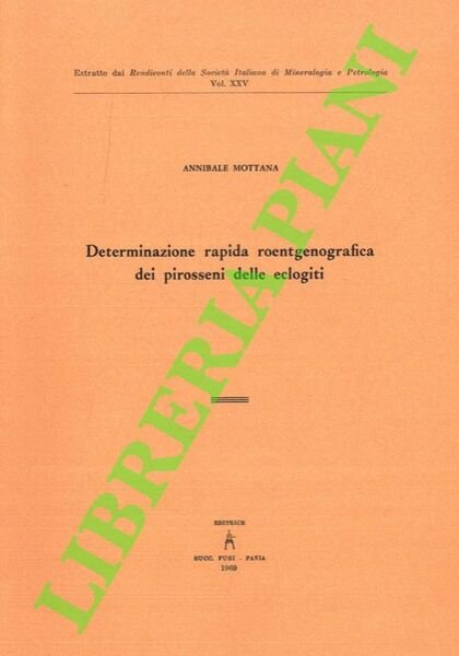 Determinazione rapida roentgenografica dei pirosseni delle eclogiti.