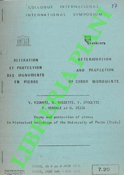 Decay and Protection of Stones in Historical Buildings of the …