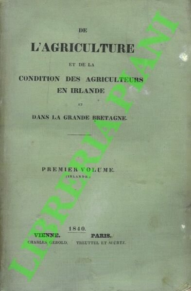 De l'agriculture et de la conditions des agriculteurs en Irlande …
