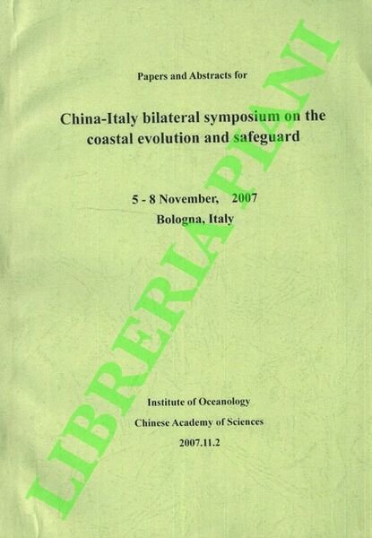 Papers and abstracts for China-Italy bilateral Symposium on the coastal …