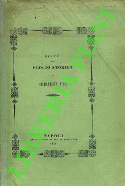Elogio storico di Gio-Battista Vico Da servire ancora d'introduzione allo … | Immagine Gallery 1