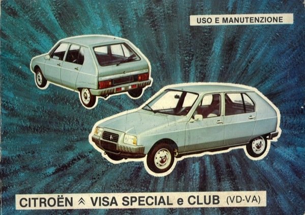 Citroen. Visa Special e Club. Uso e manutenzione.