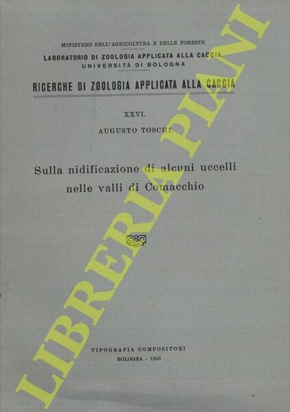 Sulla nidificazione di alcuni uccelli nelle valli di Comacchio. | Immagine principale