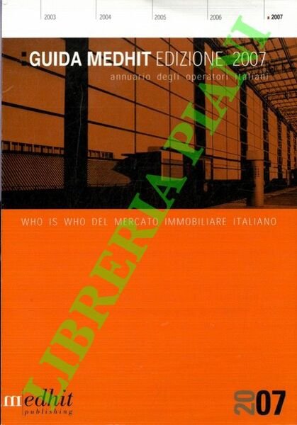 Guida Medhit 2007. Annuario degli operatori italiani. | Immagine principale