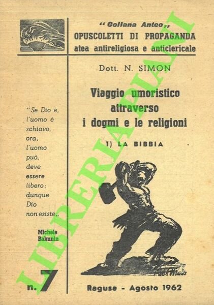 La Bibbia. 1) - Viaggio umoristico attraverso i dogmi e le religioni. N. 7