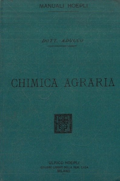 Chimica agraria.