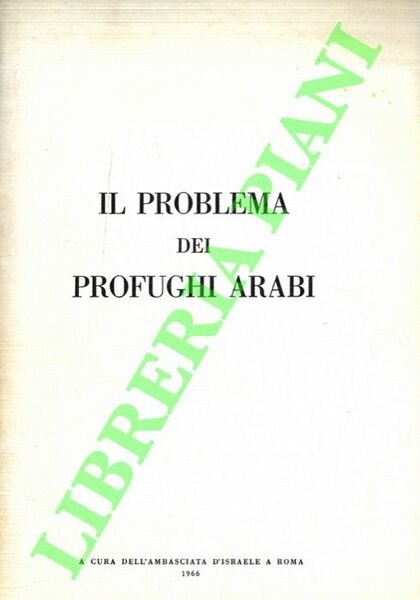 Il problema dei profughi arabi. | Immagine principale