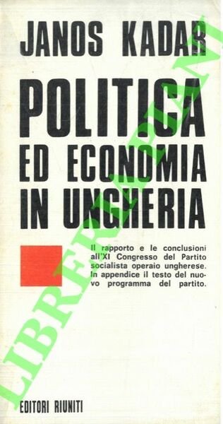 Politica ed economia in Ungheria.