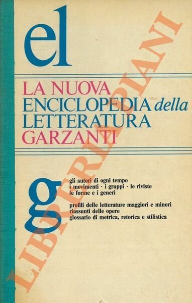 La nuova enciclopedia della letteratura Garzanti.