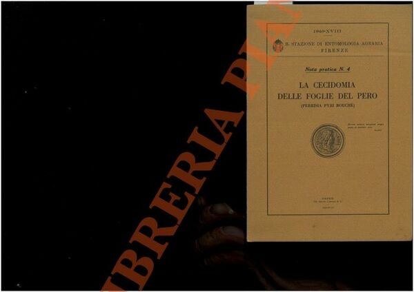 La Cecidomia delle foglie del Pero (Perrisia pyri Bouchè).