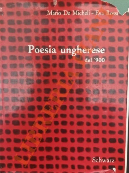 Poesia ungherese del ‘900.