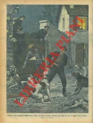 Uno spogliatore di cadaveri sorpreso dai soldati delle truppe europee.