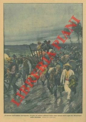 L'esodo dei miseri abitanti della zona invasa dalle acque del …