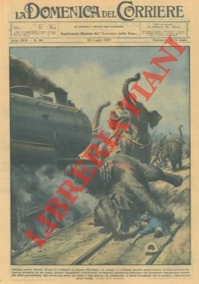 A Chicago un gruppo di elefanti, mentre attraversava la linea …